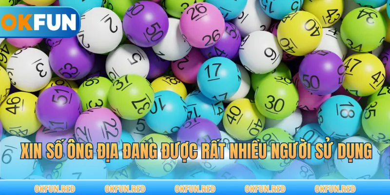 Xin số ông Địa đang được rất nhiều người sử dụng